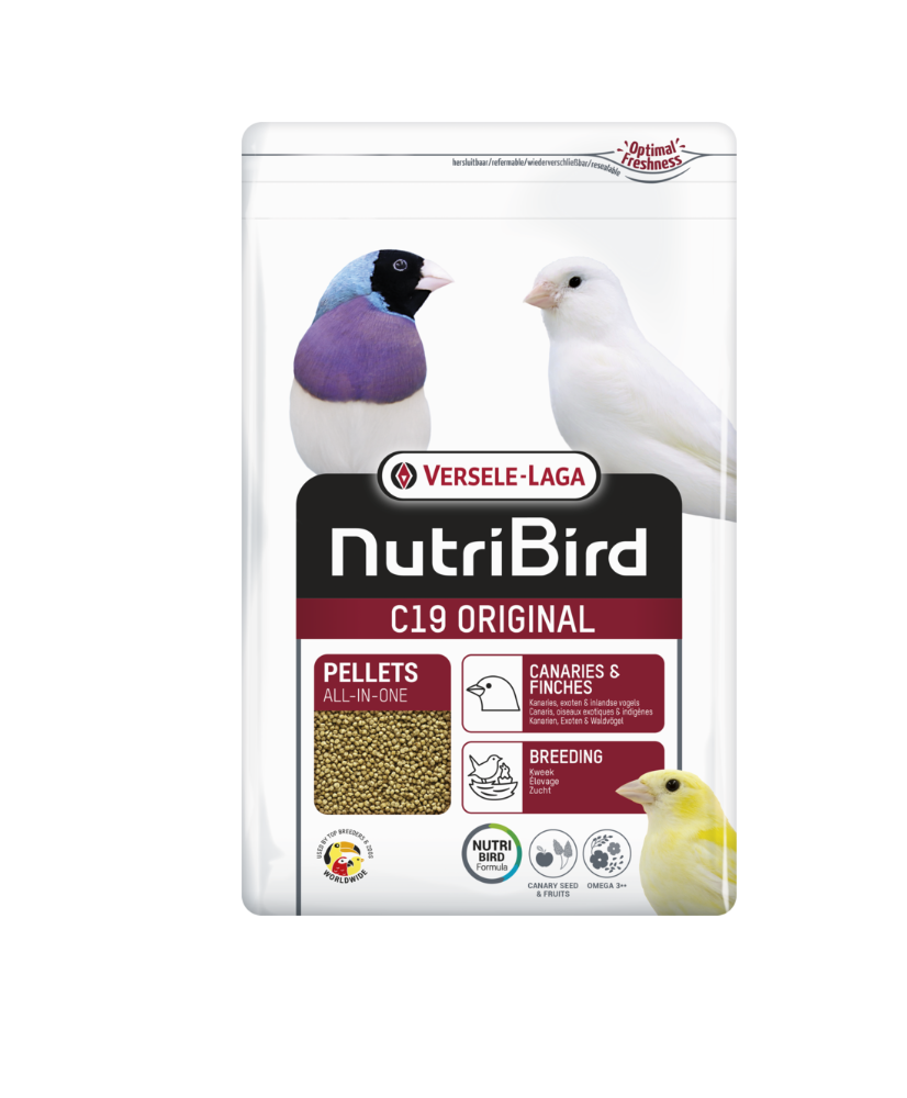 Nutribird C19 (granulés extrudés, aliment d'élevage)