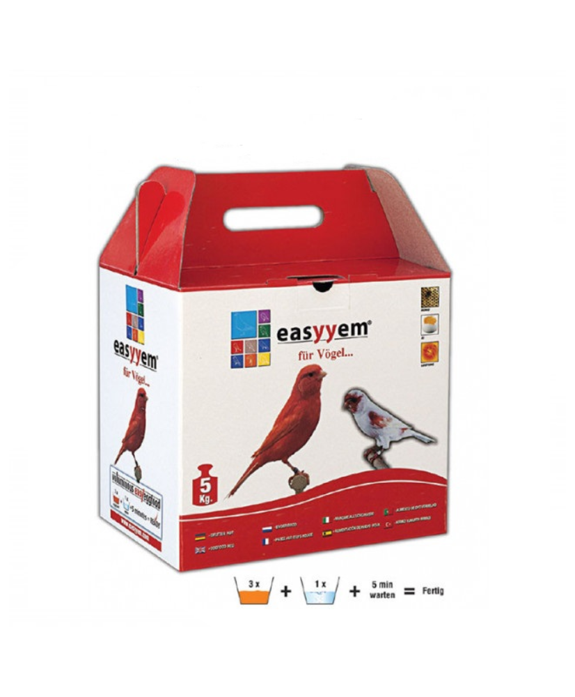 Easyyem pâtée aux œufs canaris rouges - 5 kg