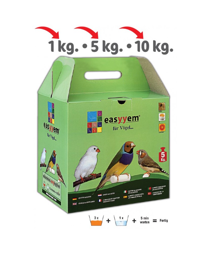 Easyyem Pâtéé aux oeufs oiseaux exotiques 1kg