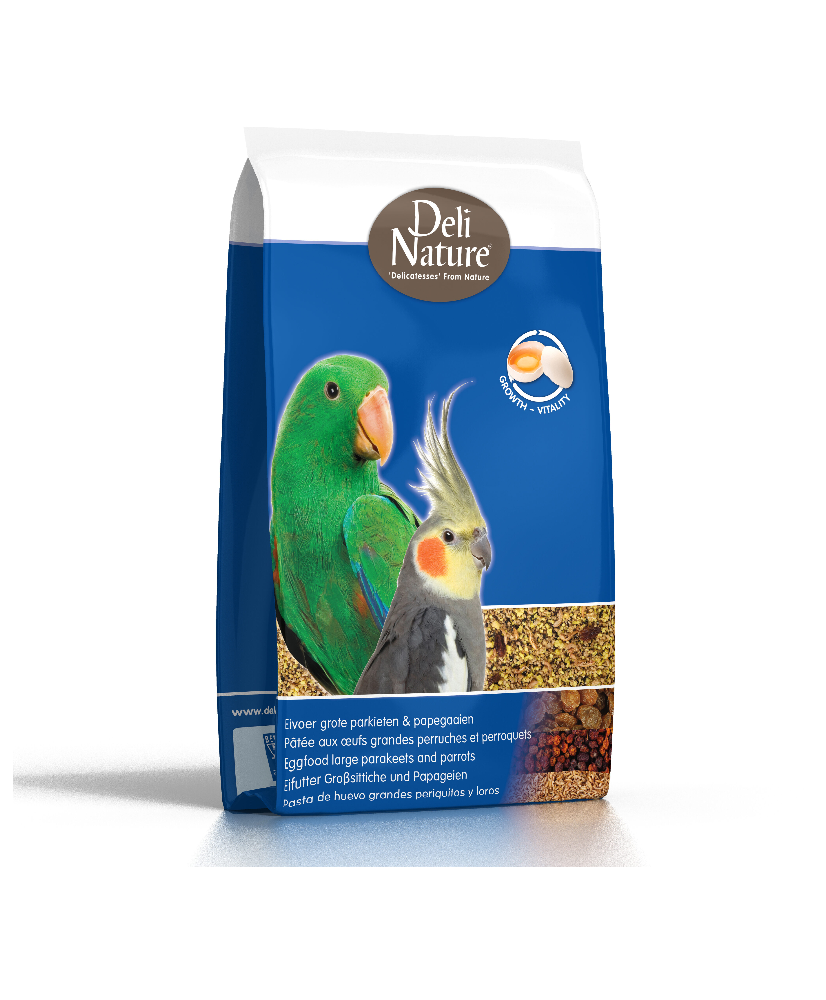 Deli Nature pâtée aux oeufs grandes perruches et perroquets 10 kg