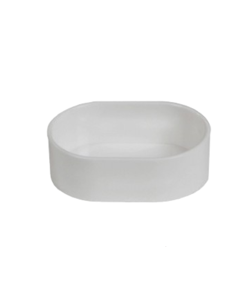 Mangeoire ovale (blanc)