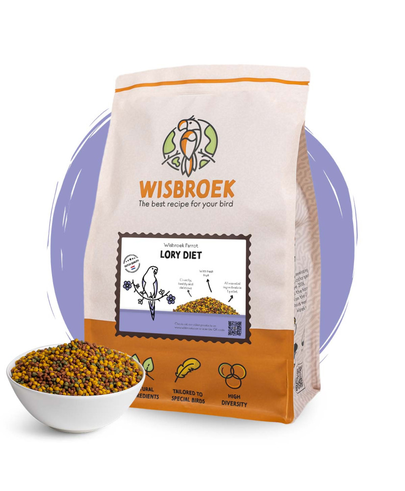 Wisbroek Lory Diet (Granulés extrudés pour loris) 3 kg