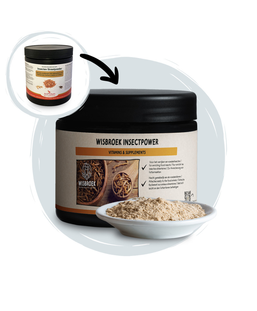 Wisbroek InsectPower (pré-mélange pour enrichir les insectes) 400g