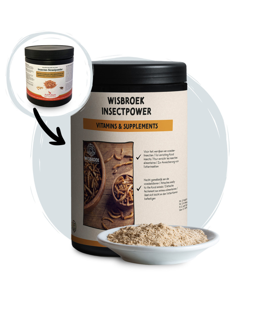 Wisbroek InsectPower (pré-mélange pour enrichir les insectes) 700g