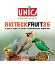 Unica Bioteck Fruit25  1.5 kg (granulés extrudés pour oiseaux frugivores)