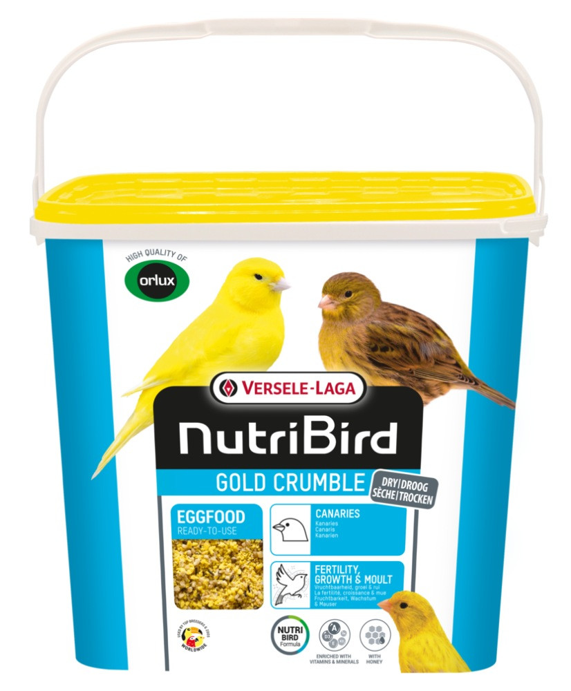 Nutribird Gold Crumble Canaris 4kg - pâtée aux oeufs sèche