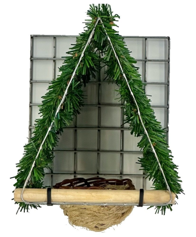 Nid abrité pour oiseaux indigènes, tarins Ø8 cm