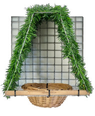 Nid abrité pour oiseaux...