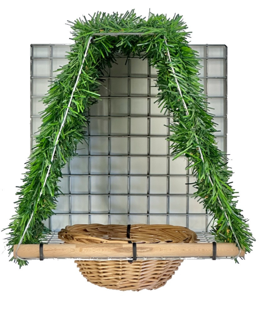 Nid abrité pour oiseaux indigènes, gros-bec Ø16 cm