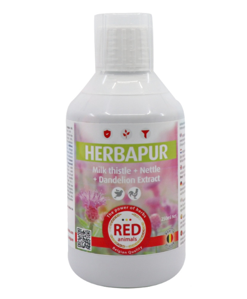 Red Animals Herbapur (extrait de pissenlit, chardon-Marie et ortie) 250ml