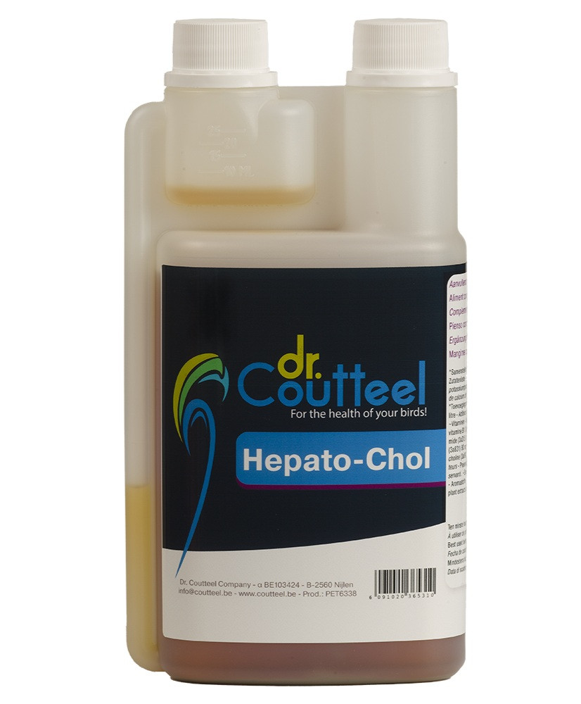 Dr. Coutteel Hepato-Chol (soutien du métabolisme et de la mue) 250 ml