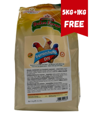 Manitoba Dolce Forno Parrocchetto 5kg+1kg GRATUIT (Pâtée aux œufs pour perruches et grandes perruches)