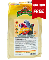 Manitoba Dolce Forno Pappagalli 5kg+1kg GRATUIT (Pâtée aux oeufs pour grandes perruches et perroquets)