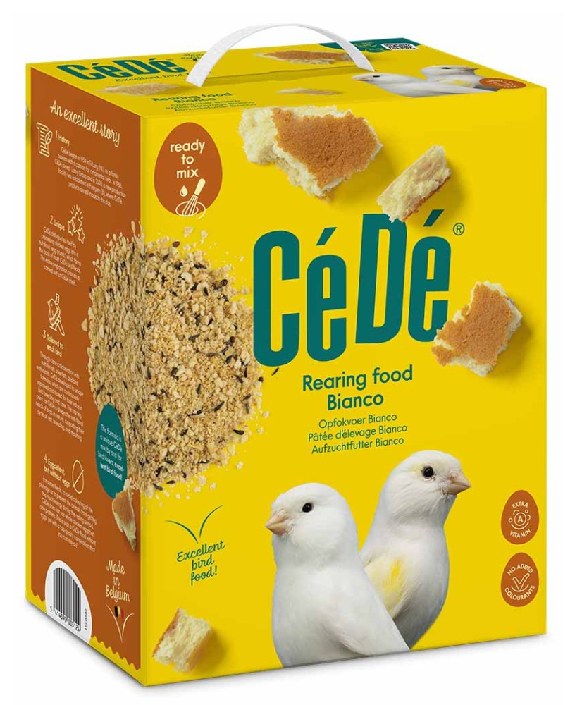 Pâtée aux oeufs pour canaris Bianco 5 kg - Cédé