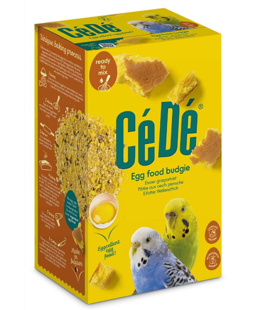 Pâtée aux oeufs pour perruches 1 kg - Cédé
