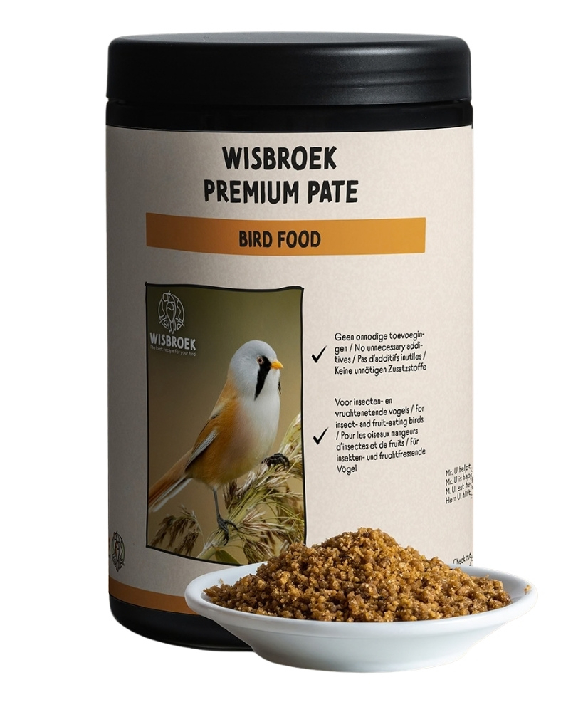Wisbroek Premium Pate 700g - Aliment complet pour oiseaux insectivores