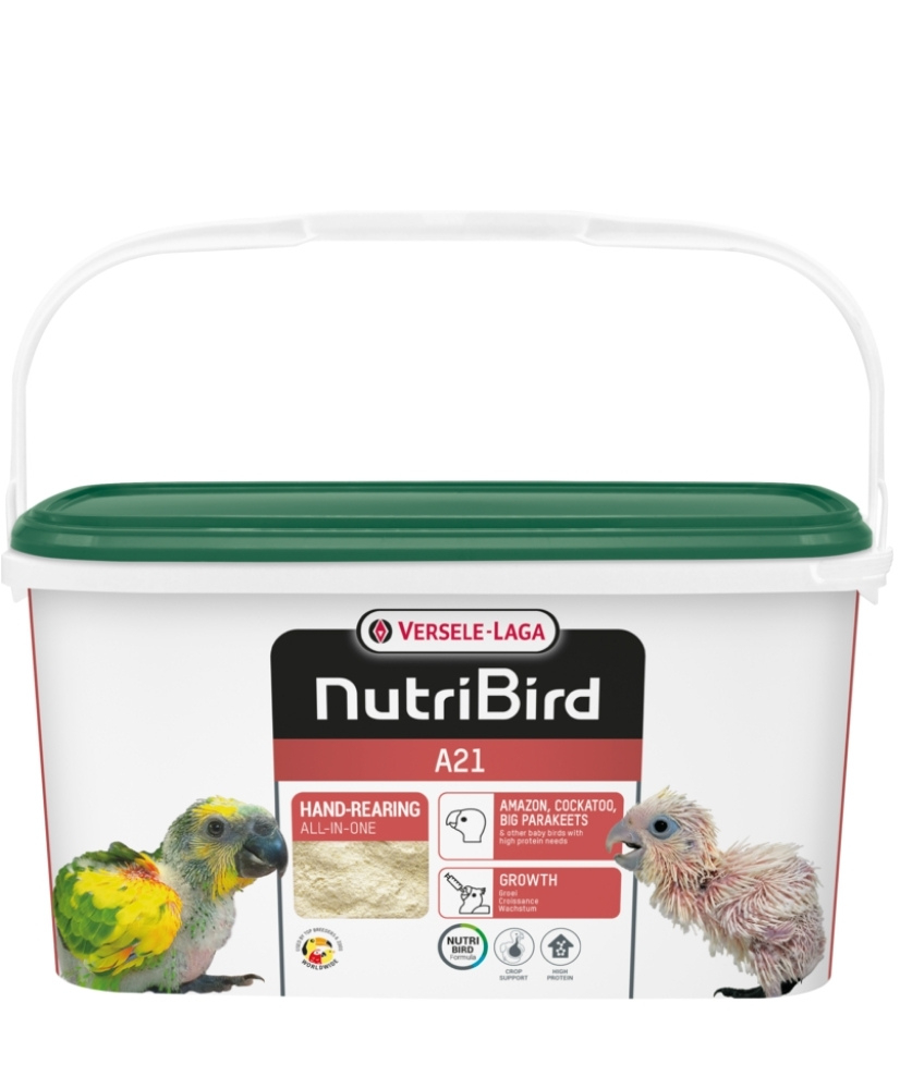 Nutribird A21 3kg - Aliment d'élevage à la main pour perroquets