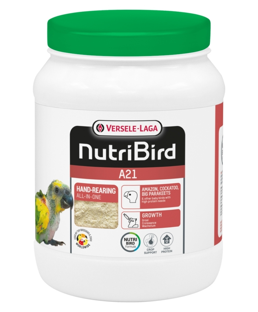 Nutribird A21 800g - Aliment d'élevage à la main pour perroquets