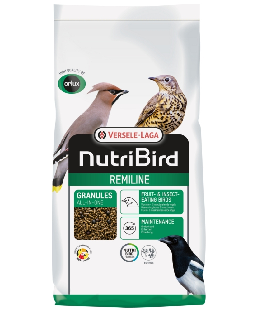 Nutribird Remiline 25 kg - Aliment complet pour oiseaux frugi- et insectivores