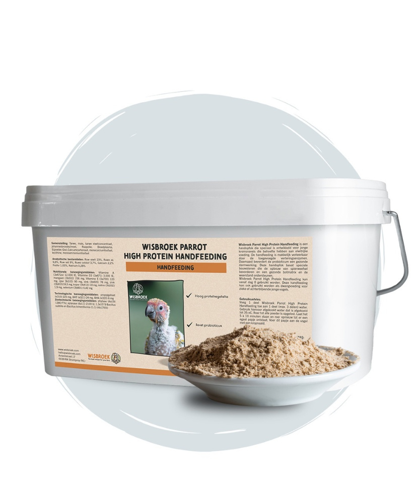 Wisbroek parrot high protein handfeeding - 3kg