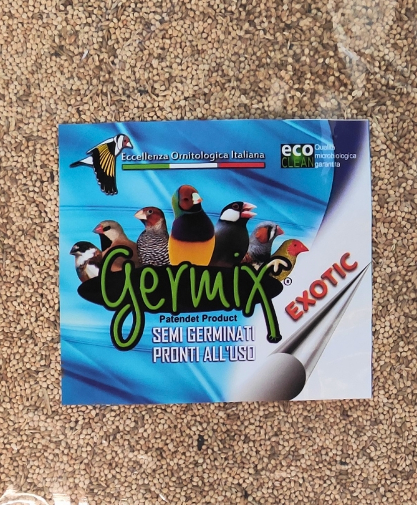Germix oiseaux exotiques 4kg - graines germées prêtes à l'emploi