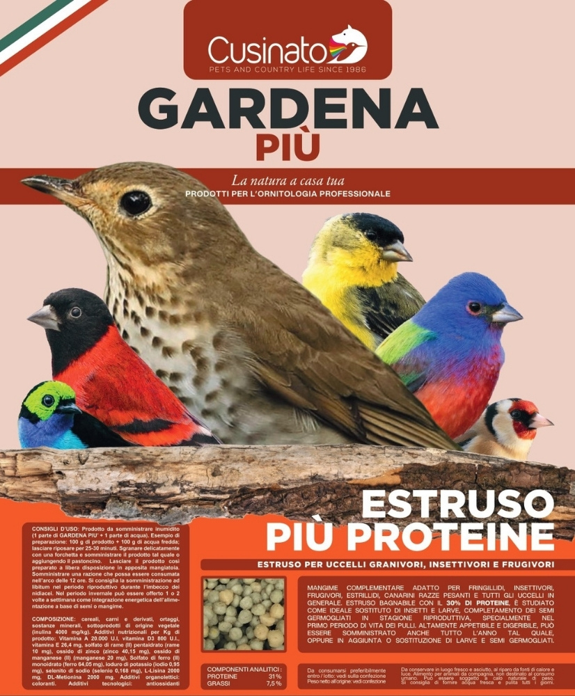 Cusinato Gardena Più – Alimentation extrudée avec 30% de protéines - 1kg