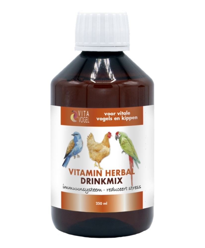 Vita Vogel Vitamin Herbal Drinkmix - contrôle naturel des poux rouges 250 ml