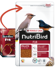 Nutribird F16 (granulés extrudés pour oiseaux frugi- et insectivores) 800g